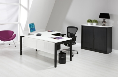 Wingbureau Q-Bic Black 180x120cm rechts